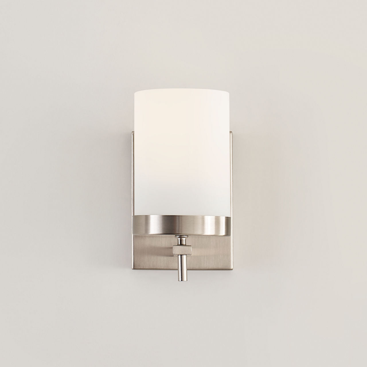 Zire One Light Wall / Bath Sconce | Brushed Nickel