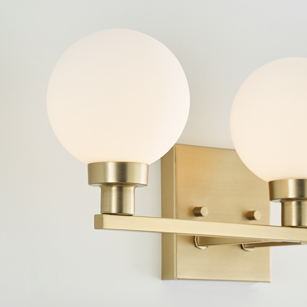 Clybourn Three Light Wall / Bath Satin Brass