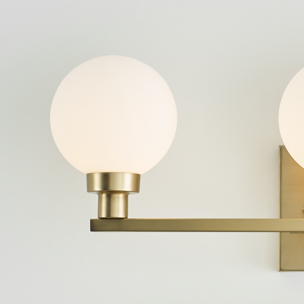 Clybourn Three Light Wall / Bath Satin Brass