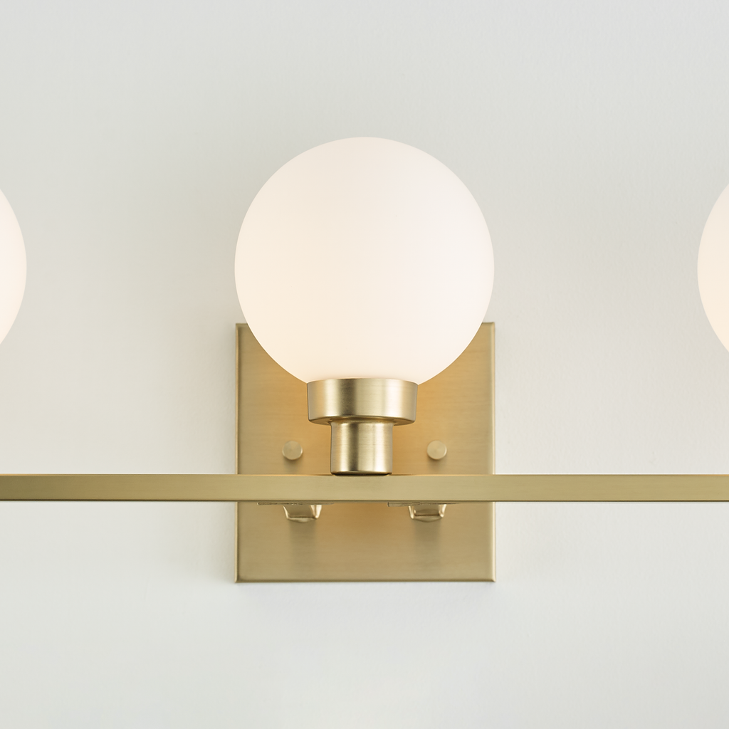 Clybourn Three Light Wall / Bath Satin Brass