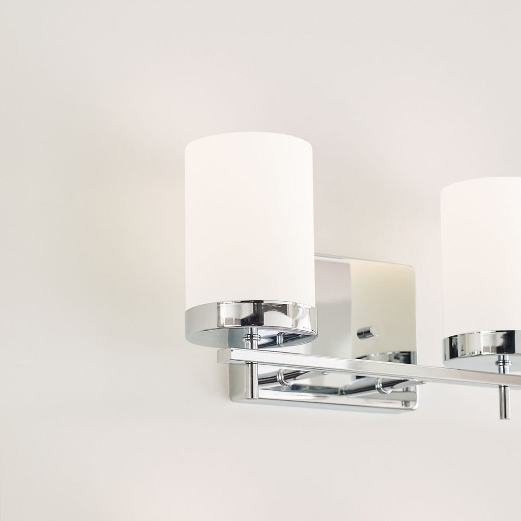 Zire Two Light Bath Chrome