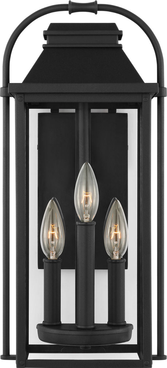 Wellsworth Small Lantern Textured Black