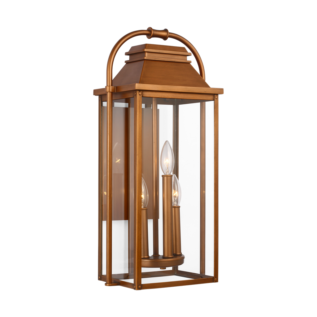Wellsworth Medium Wall Lantern Natural Copper