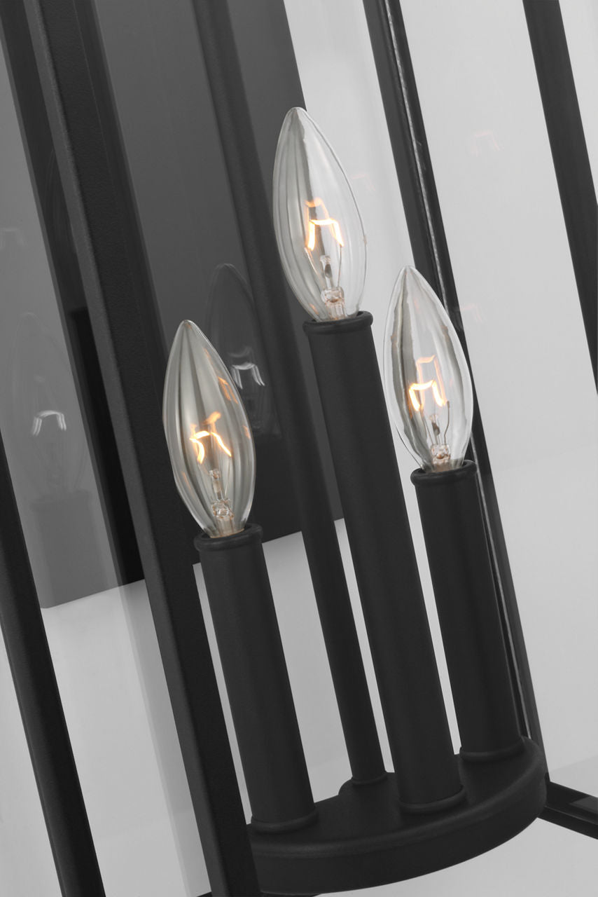 Wellsworth Medium Lantern Textured Black