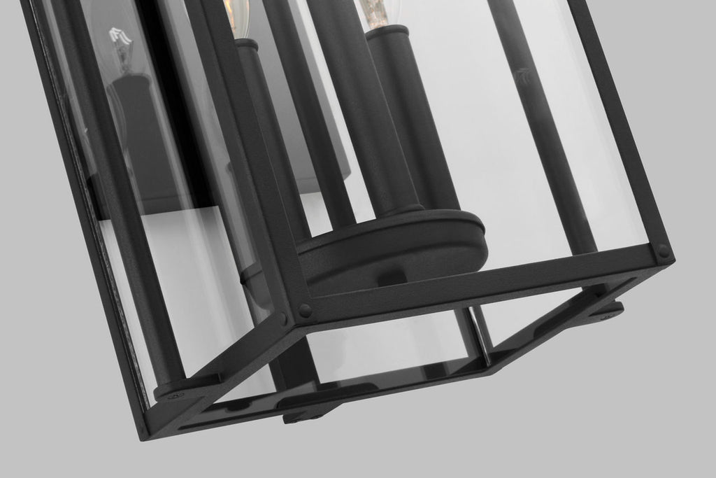 Wellsworth Medium Lantern Textured Black