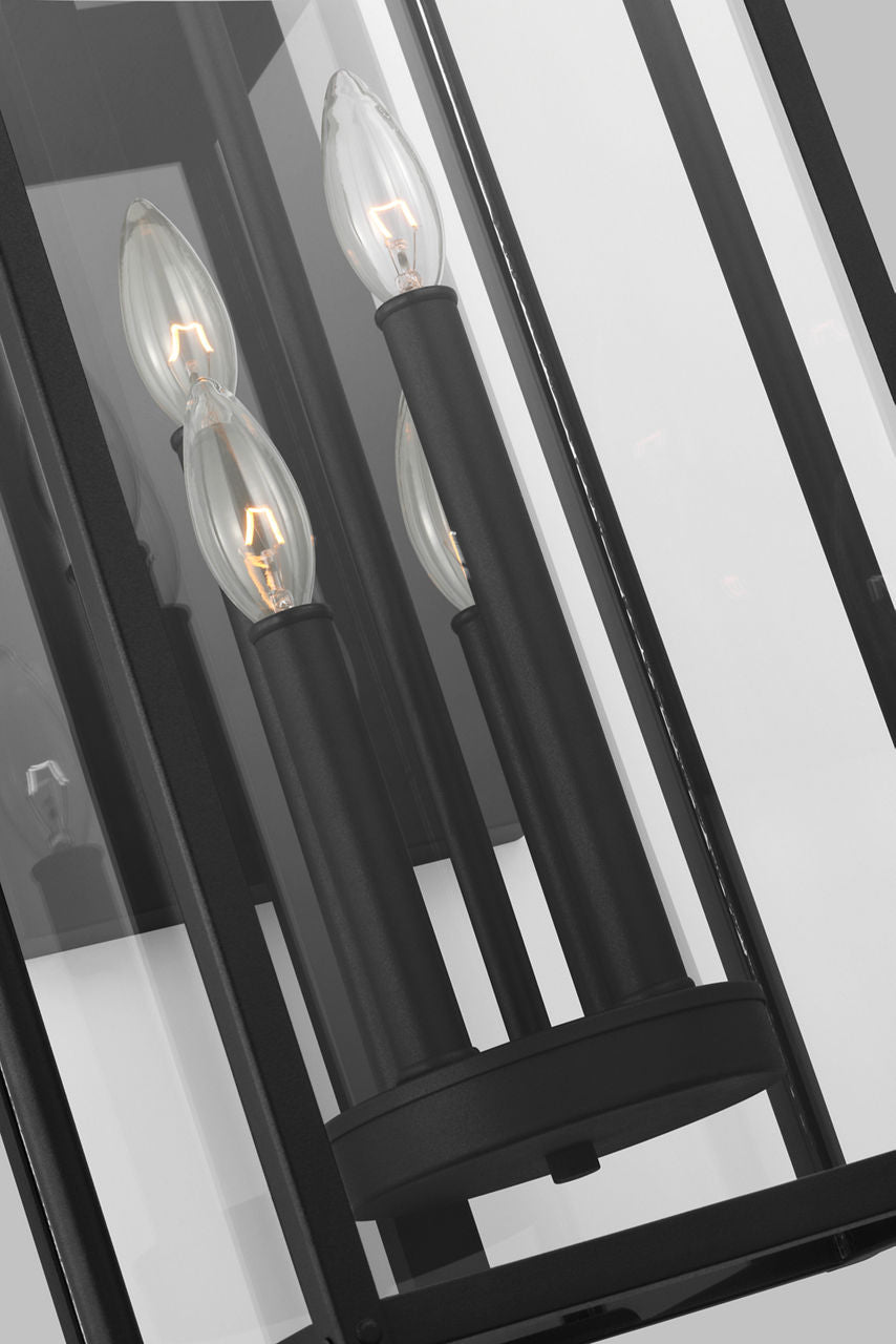 Wellsworth Large Lantern Textured Black