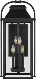 Wellsworth Large Lantern Textured Black