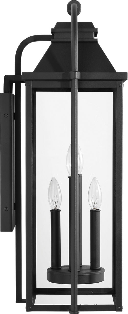 Wellsworth Large Lantern Textured Black