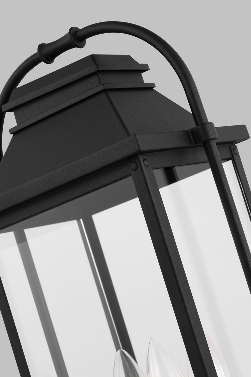 Wellsworth Post Lantern Textured Black