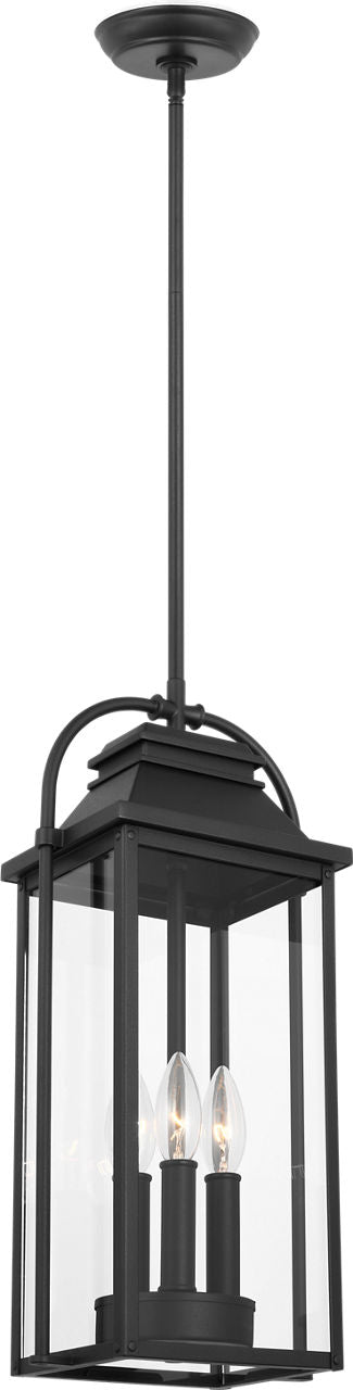 Wellsworth Medium Pendant Textured Black