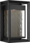 Urbandale Medium LED Lantern | Textured Black Bulbs Included