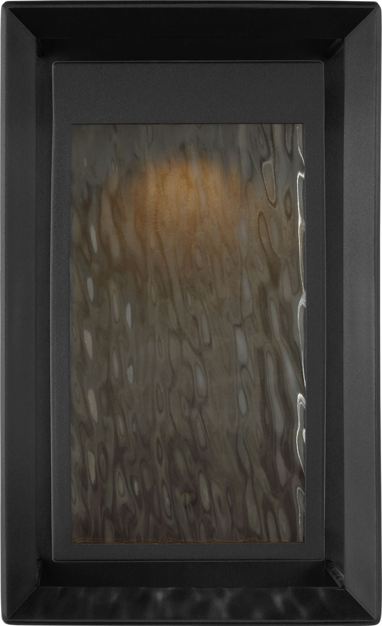 Urbandale Large LED Lantern | Textured Black Bulbs Included