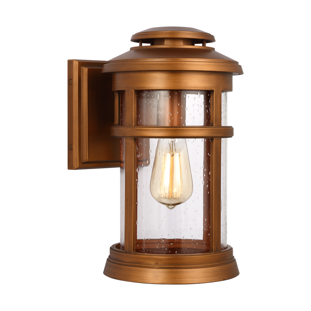 Newport Small Wall Lantern Natural Copper