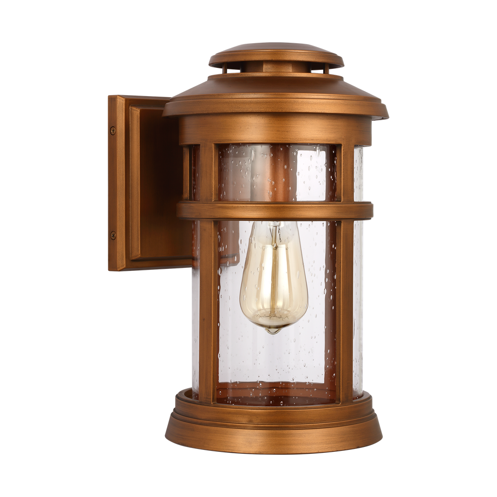 Newport Small Wall Lantern Natural Copper