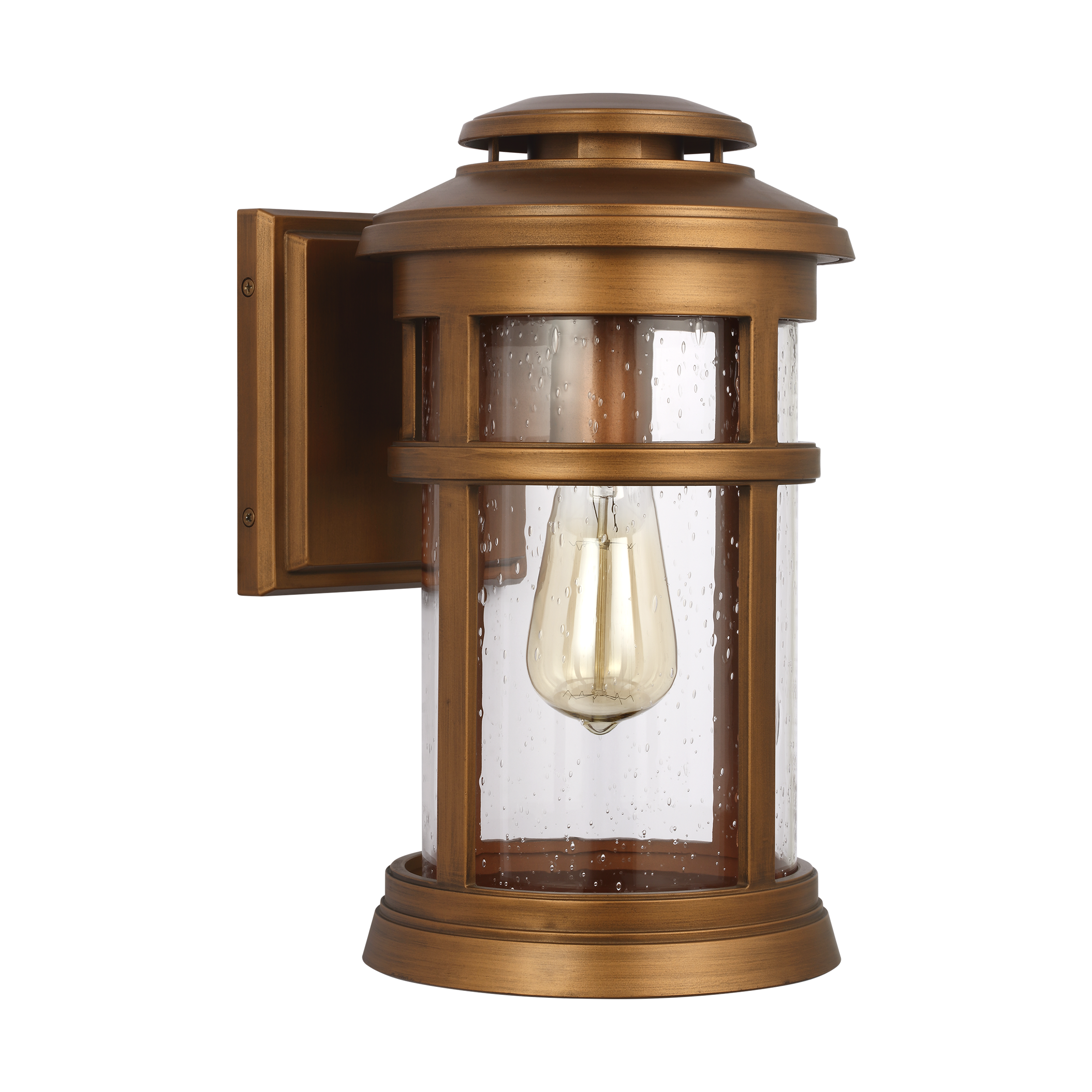 Newport Small Wall Lantern Natural Copper