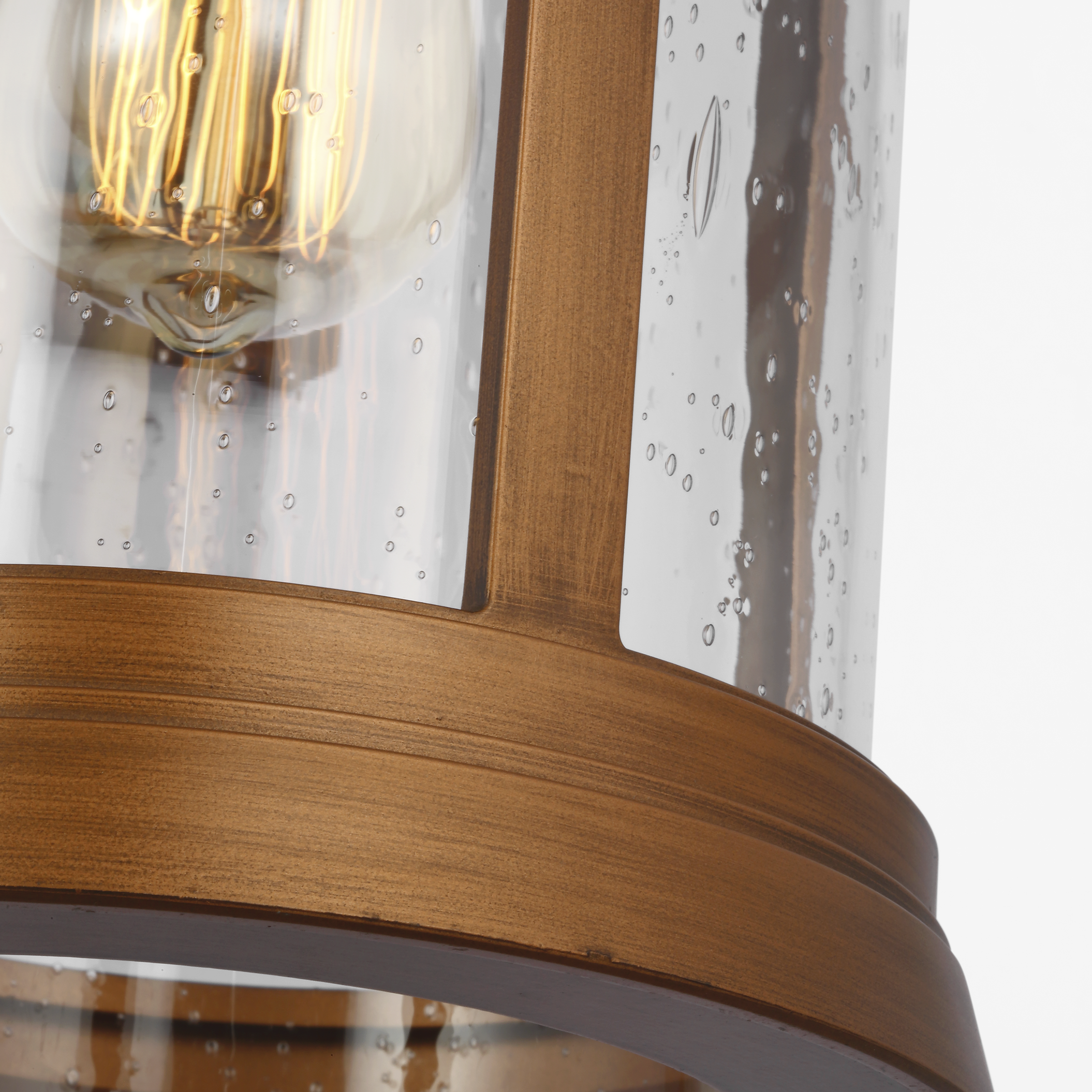 Newport Small Wall Lantern Natural Copper