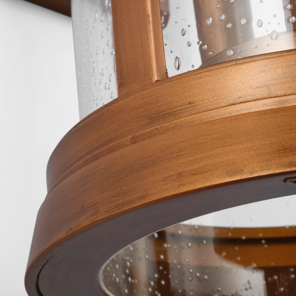 Newport Medium Wall Lantern Natural Copper