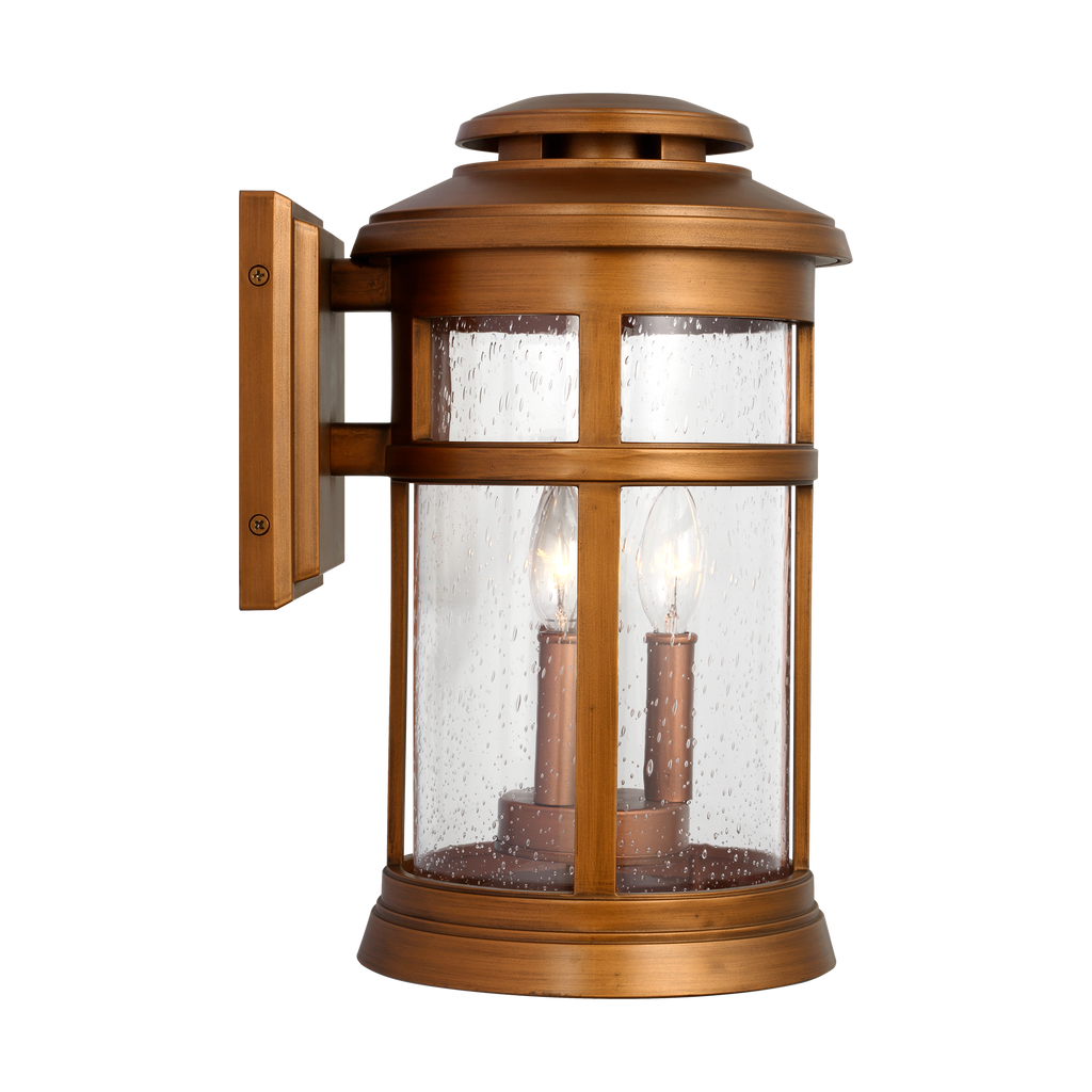 Newport Medium Wall Lantern Natural Copper