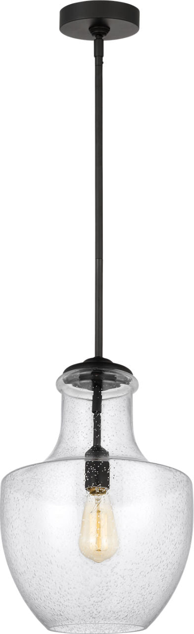 Baylor One Light Pendant | Midnight Black