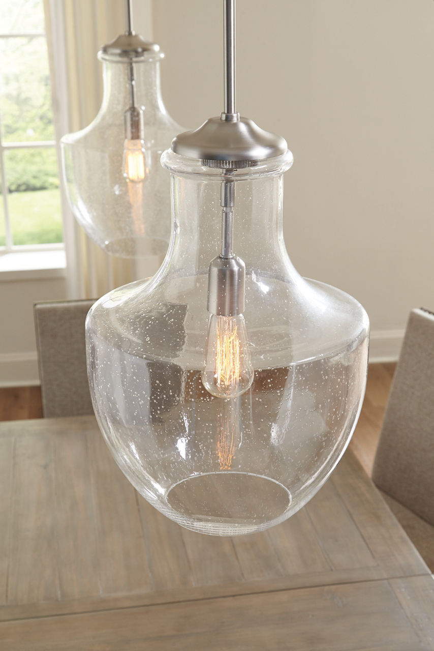 Baylor One Light Pendant | Satin Nickel