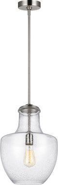 Baylor One Light Pendant | Satin Nickel