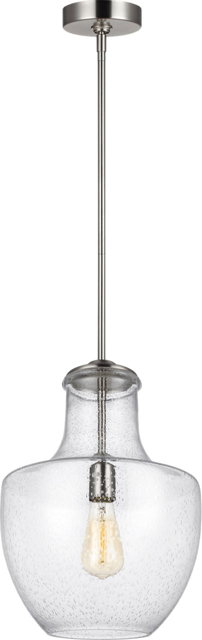 Baylor One Light Pendant | Satin Nickel