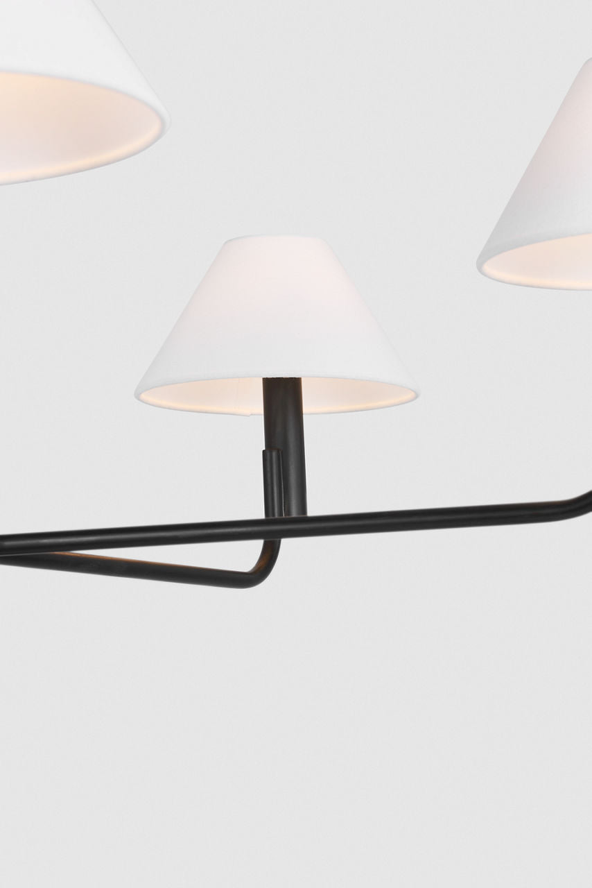 Colfax Large Chandelier Aged Iron