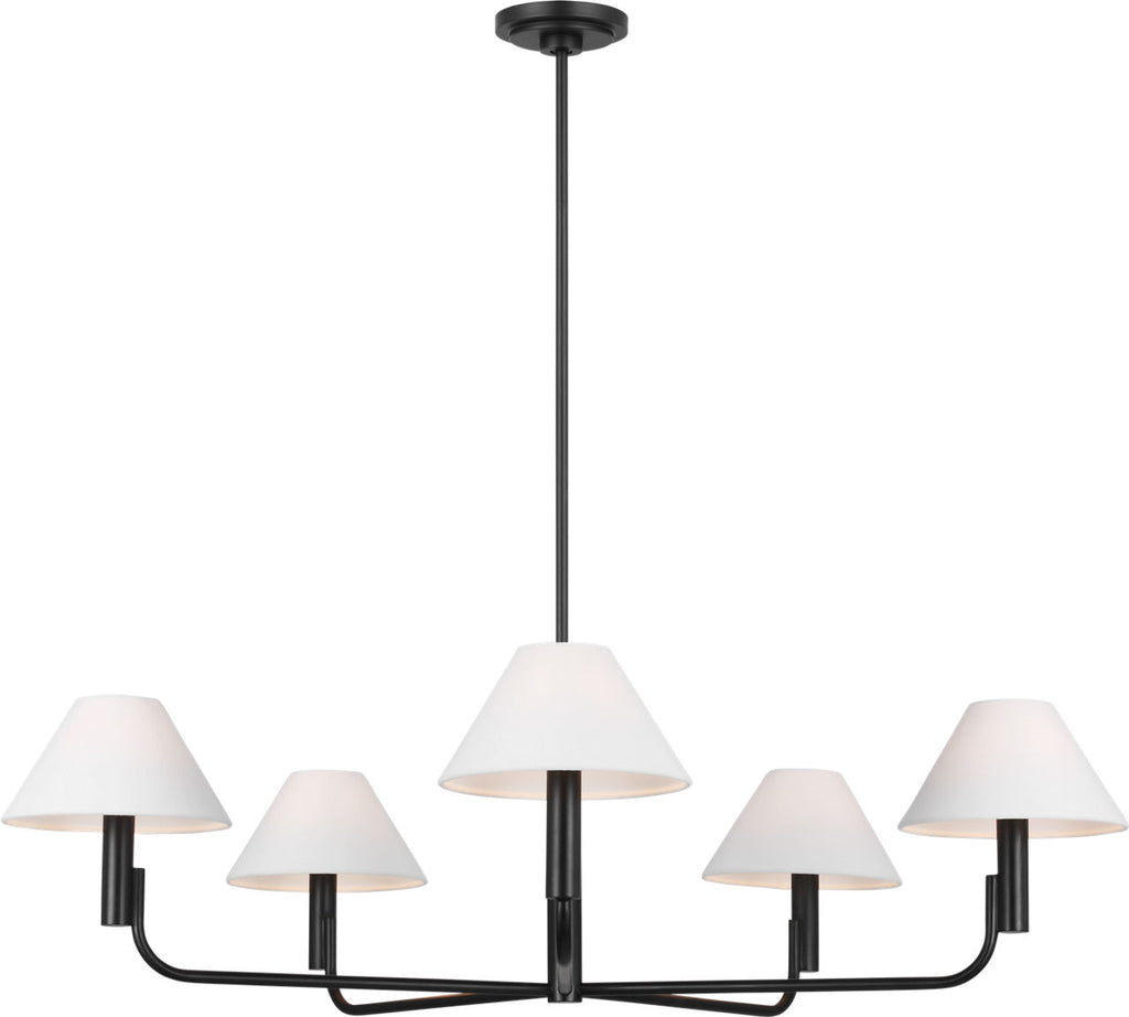 Colfax Large Chandelier Aged Iron