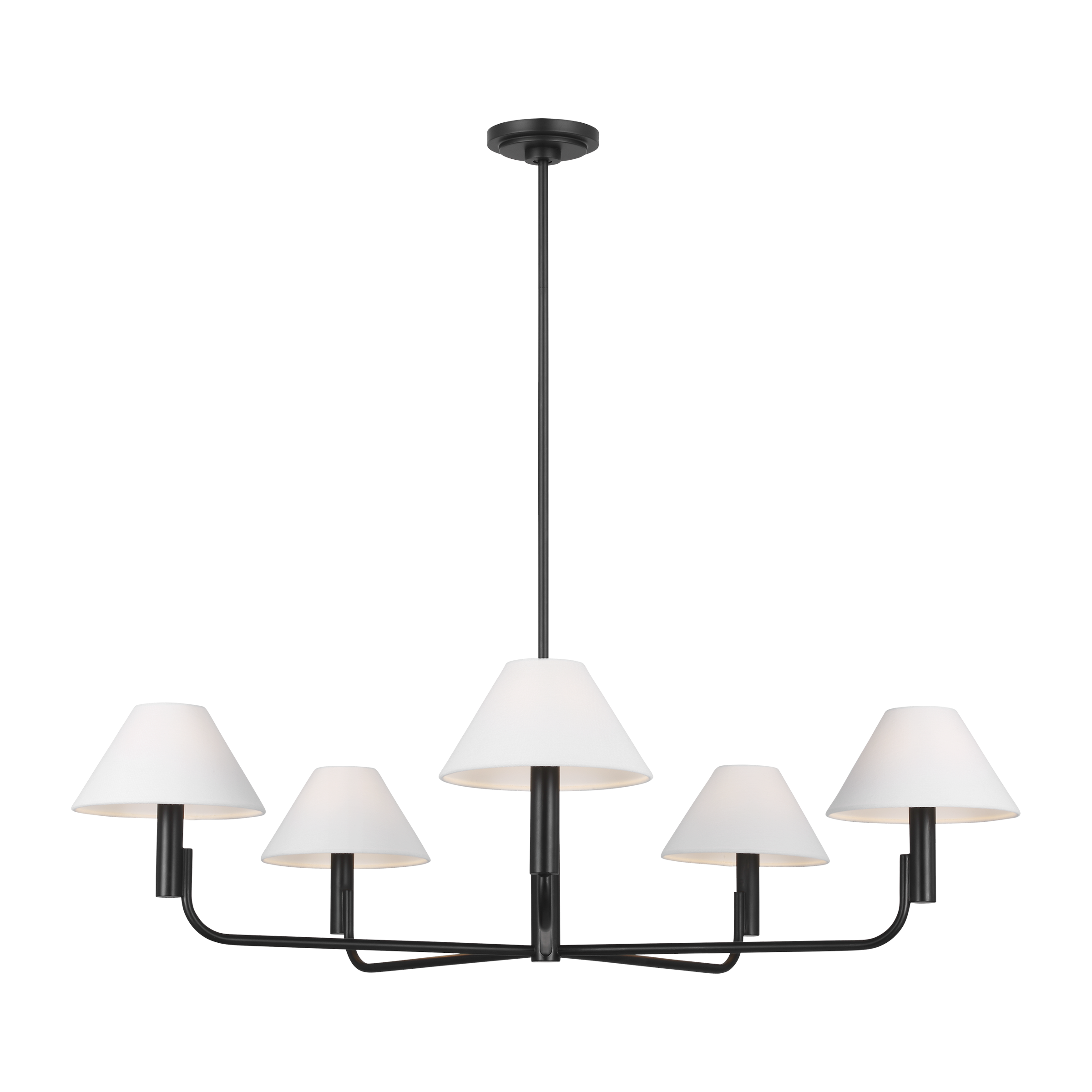 Colfax Large Chandelier Aged Iron