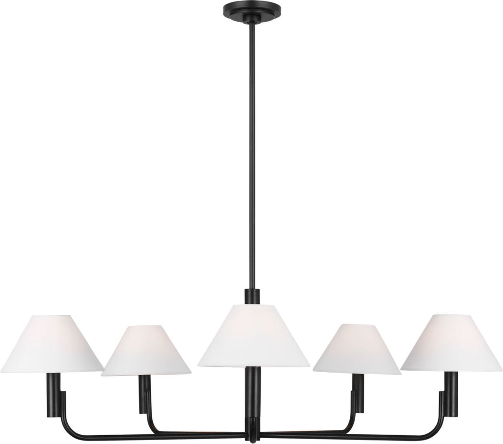 Colfax Large Chandelier Aged Iron