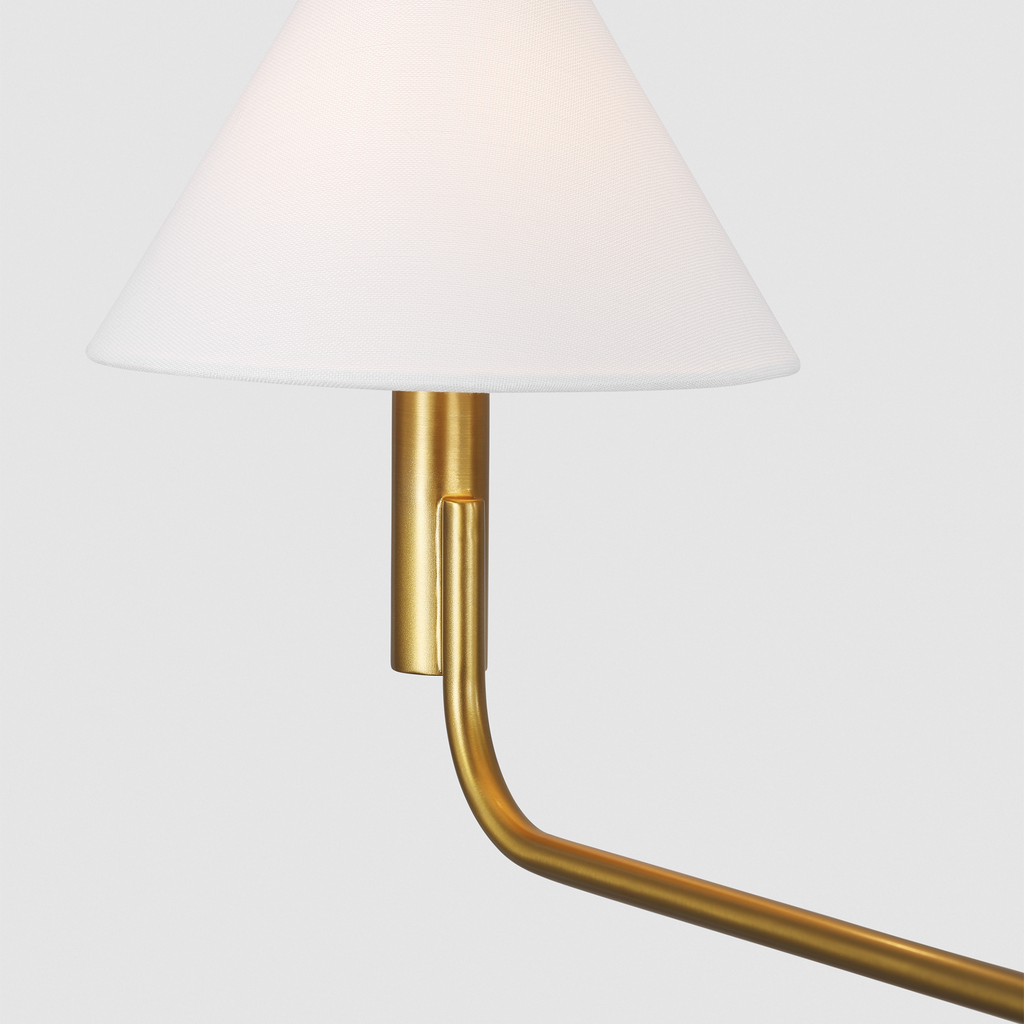 Colfax Large Chandelier Burnished Brass