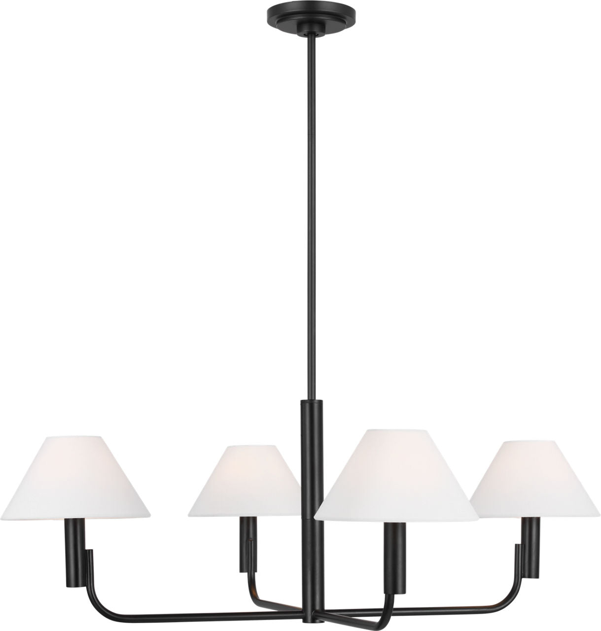 Colfax Mediium Chandelier Aged Iron