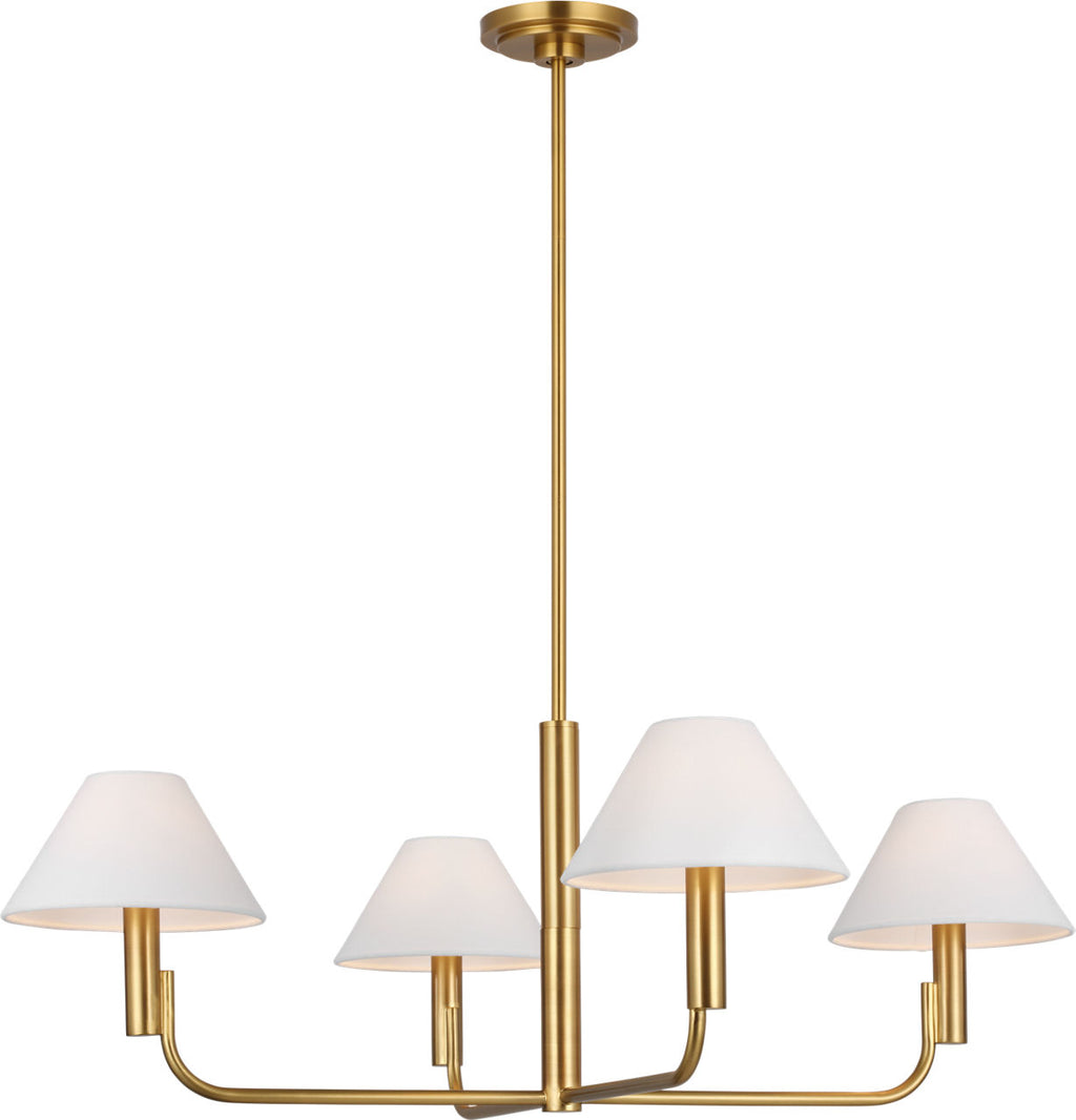 Colfax Medium Chandelier Burnished Brass