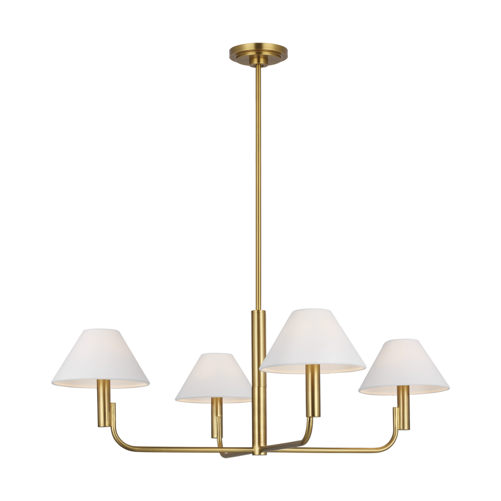 Colfax Medium Chandelier Burnished Brass