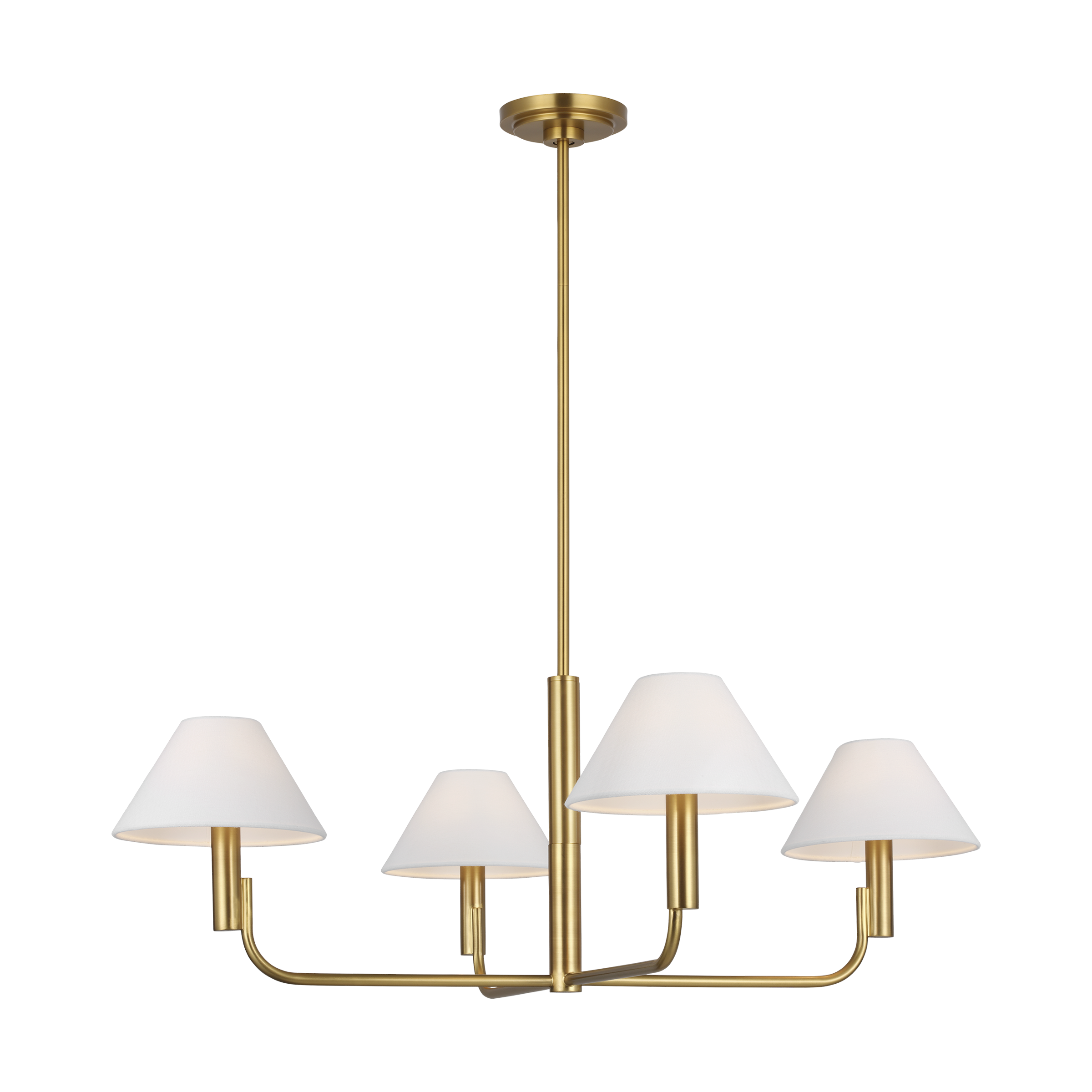 Colfax Medium Chandelier Burnished Brass