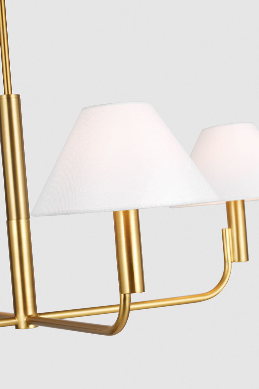 Colfax Medium Chandelier Burnished Brass