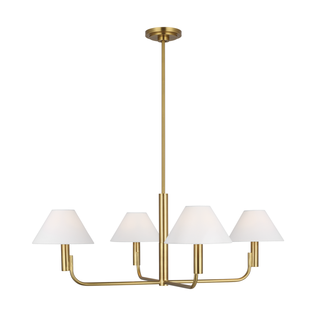 Colfax Medium Chandelier Burnished Brass
