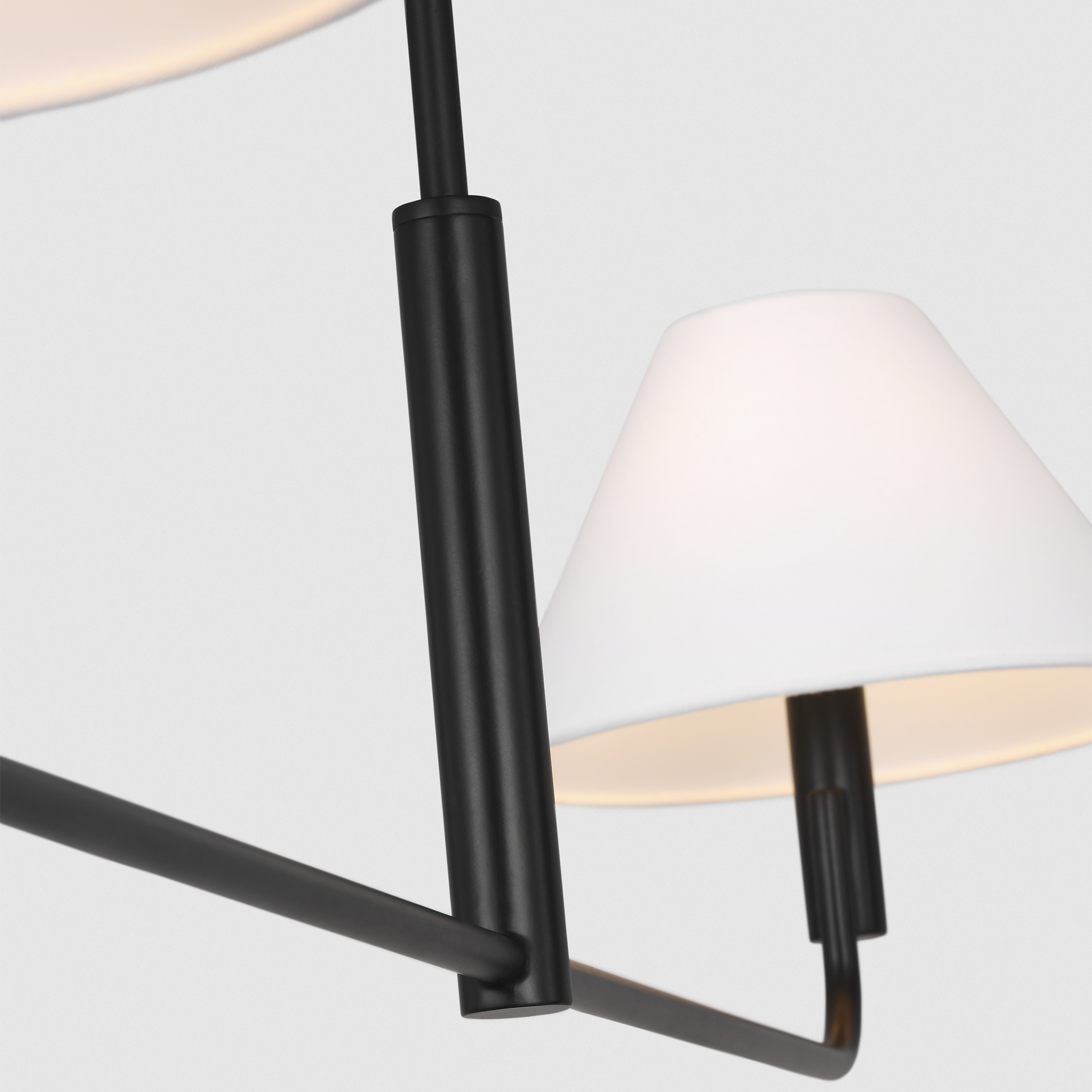 Colfax Medium Linear Chandelier Aged Iron