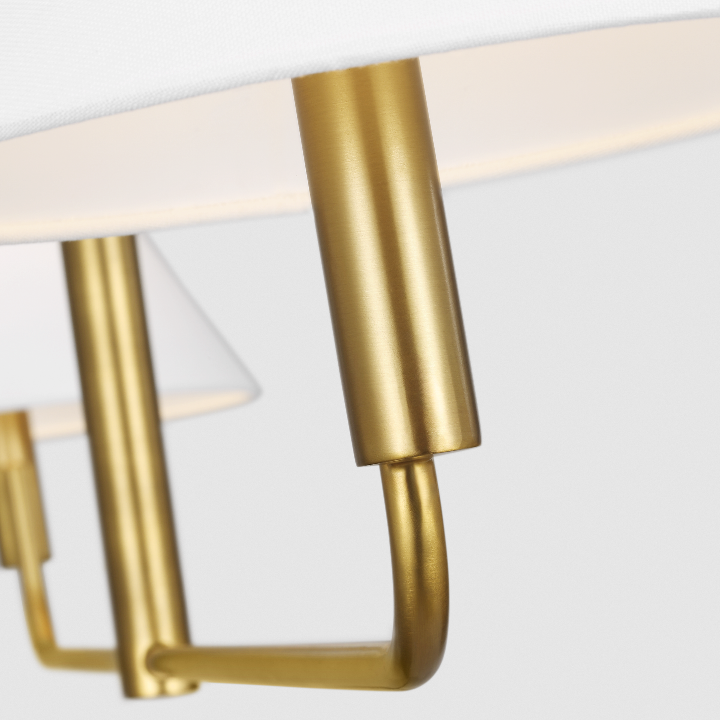 Colfax Medium Linear Chandelier Burnished Brass