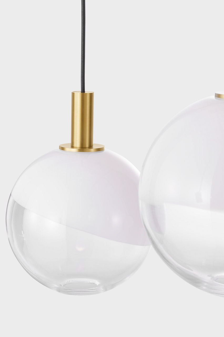 Torian Large Chandelier Burnished Brass