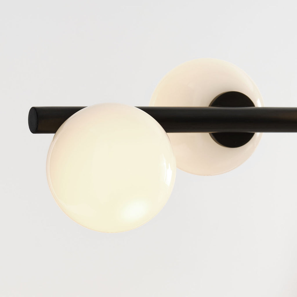 Altair Large Linear Chandelier Aged Iron
