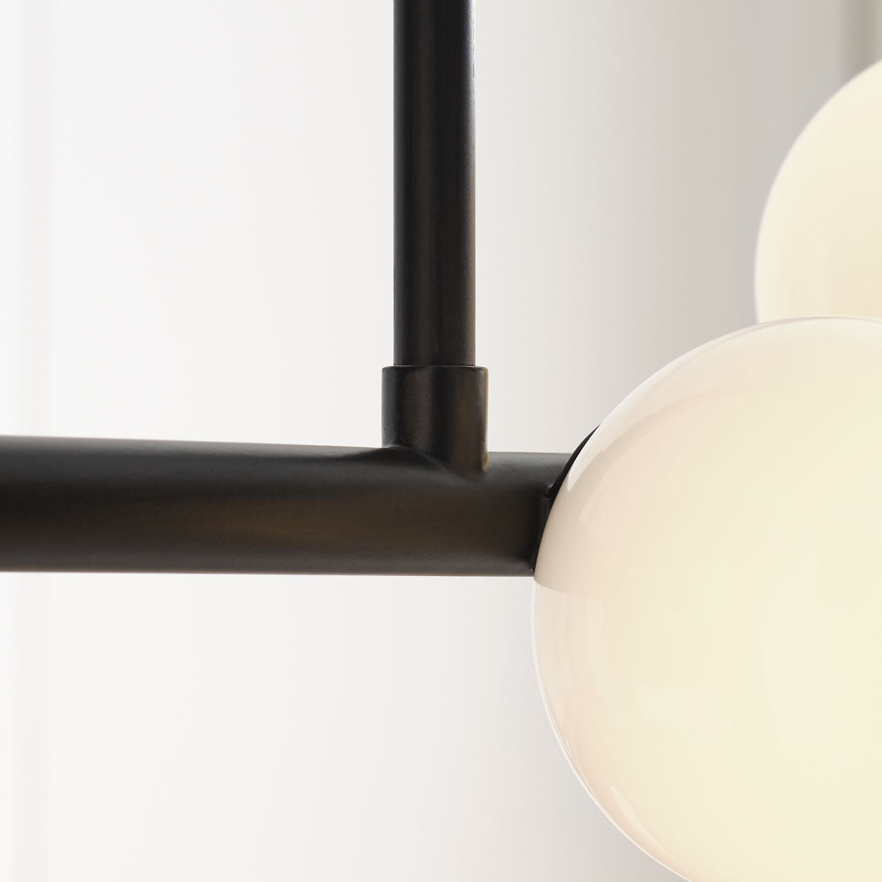 Altair Large Linear Chandelier Aged Iron