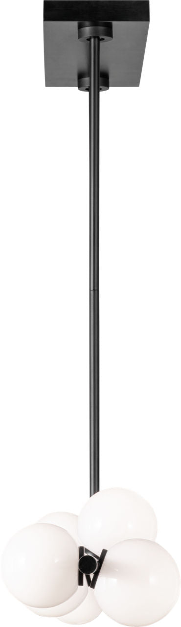 Altair Large Linear Chandelier Aged Iron