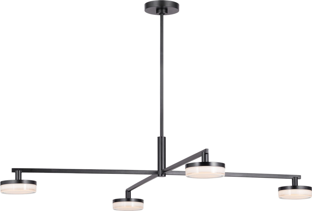 Khan Extra Large Chandelier Aged Iron Bulbs Inc