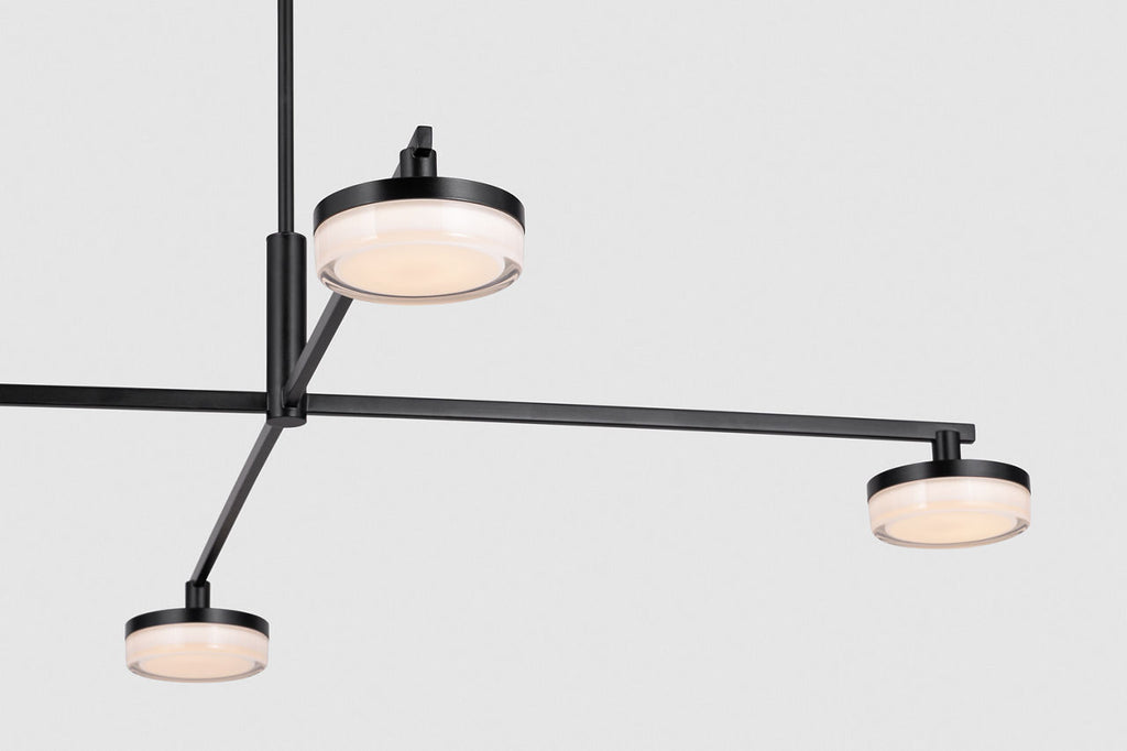 Khan Extra Large Chandelier Aged Iron Bulbs Inc