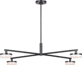 Khan Extra Large Chandelier Aged Iron Bulbs Inc