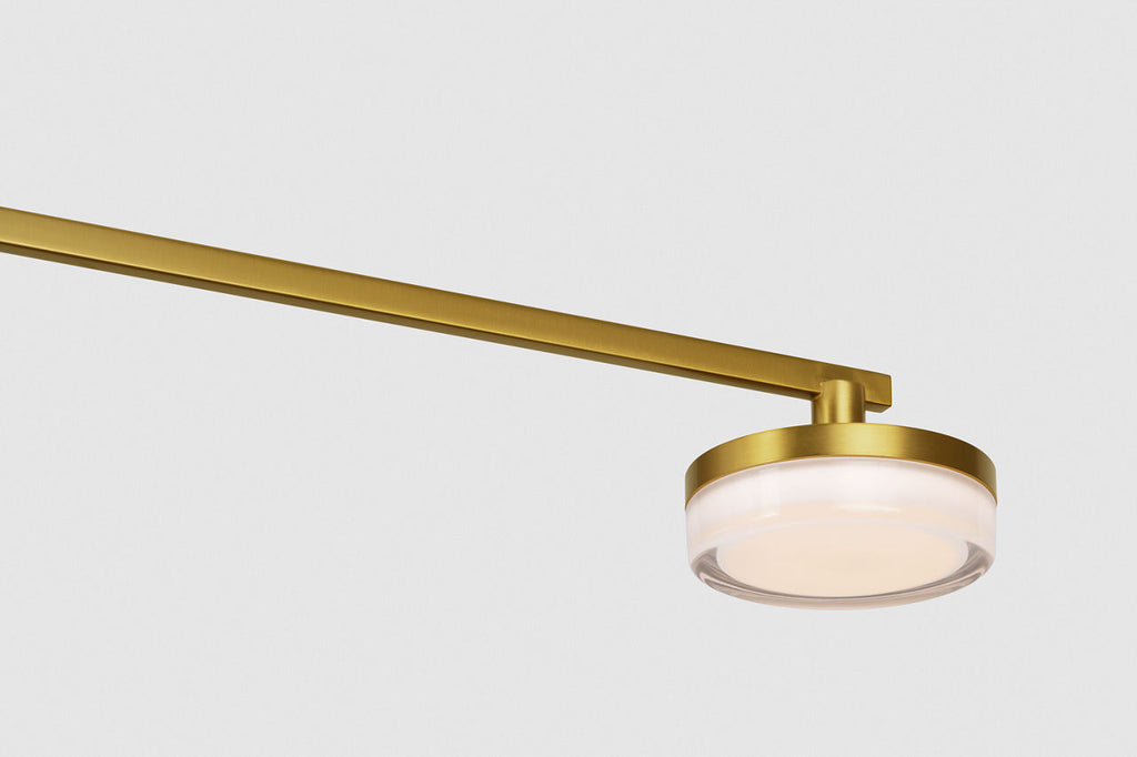 Khan Extra Large Chandelier Burnished Brass Bulbs Inc