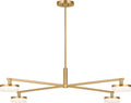 Khan Extra Large Chandelier Burnished Brass Bulbs Inc