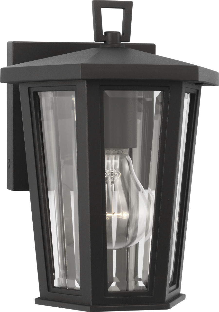 Witley Mini Wall Lantern Textured Black