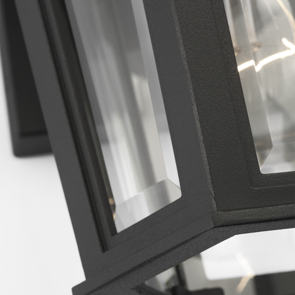 Witley Mini Wall Lantern Textured Black